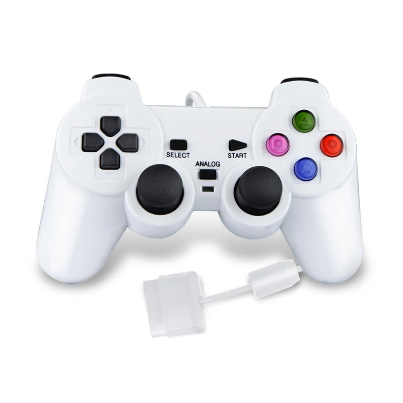 Oil Painting Color For PS2 Wired Controller With Vibration